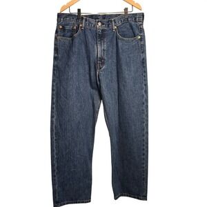 Levi Strauss 550 Jeans W38‎ L30 Blue Denim Relaxed Fit Basic Essential